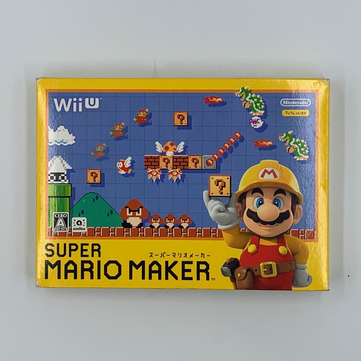 REGION LOCKED】Super Mario Maker Nintendo Wii U Japan Import US