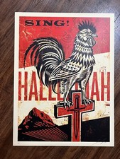 Shepard Fairly JESUS' CHARIOT jesus Neil Young Americana Signed