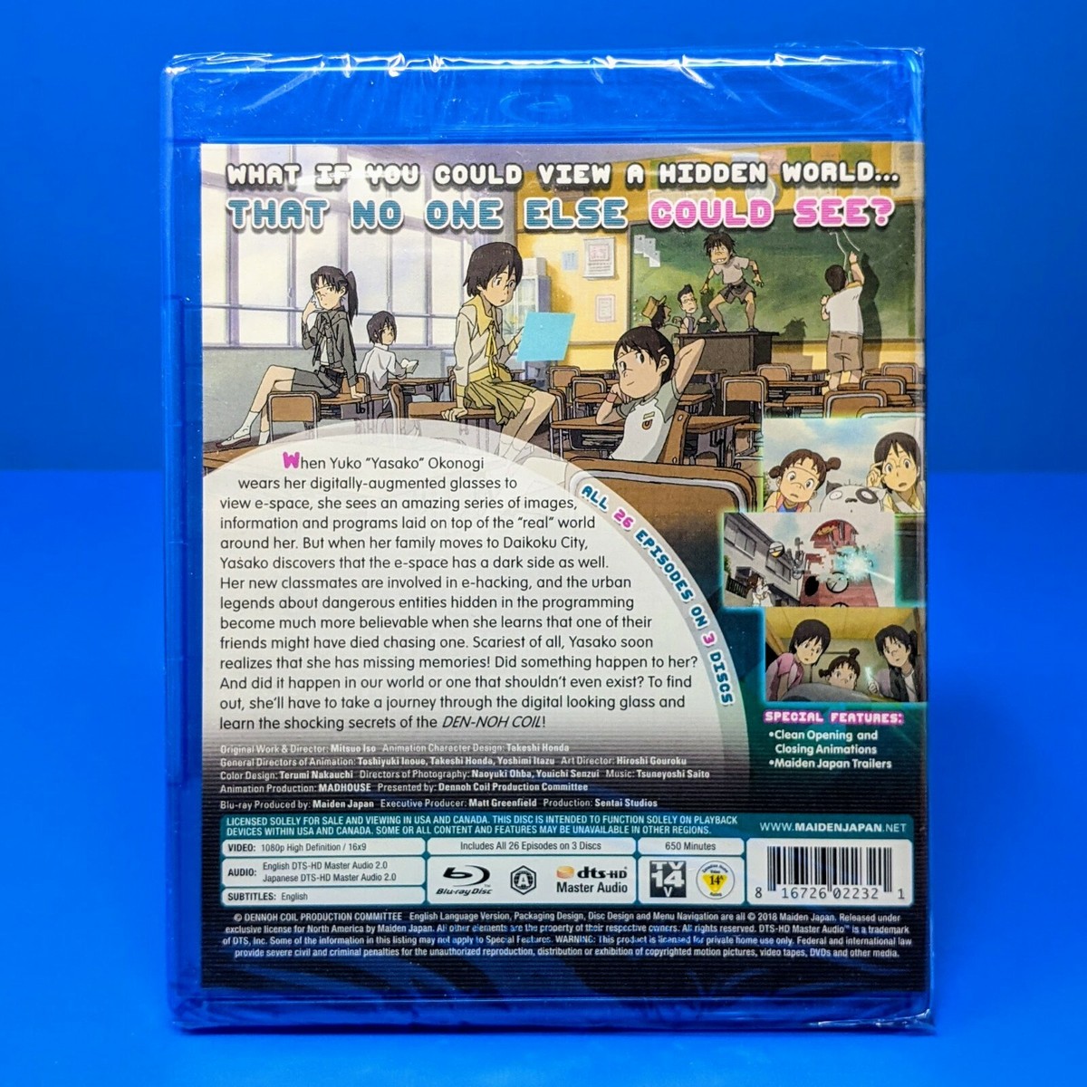 Den-noh Coil Complete Series Collection (Blu-Ray, Anime) Dennou