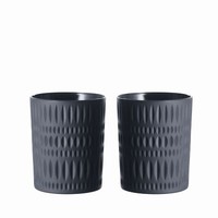 Nachtmann Ethno Whiskybecher Mattschwarz 2Er Set