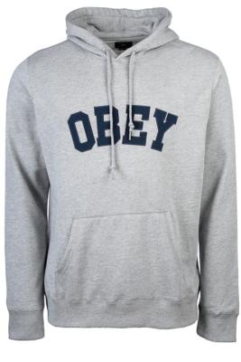 obey embroidered moletom com capuz