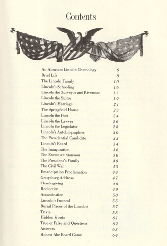 Abraham Lincoln Fact Book and Teacher's Guide - Picture 2 of 3