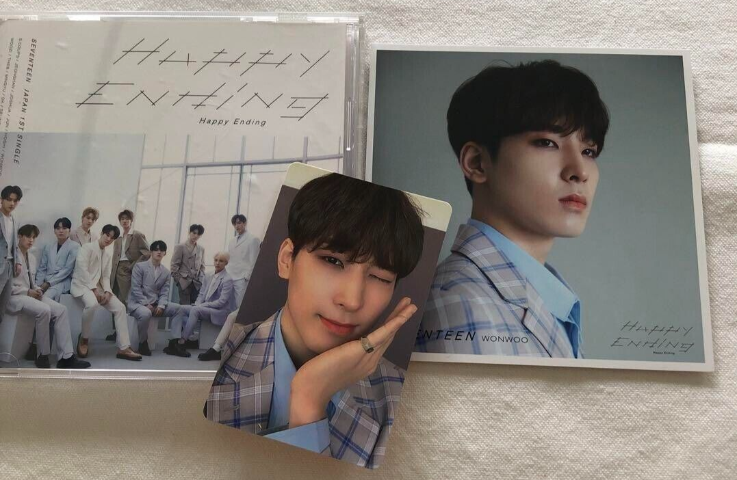 SEVENTEEN WONWOO Happy Ending Normal ver. CD + Photocard + HMV