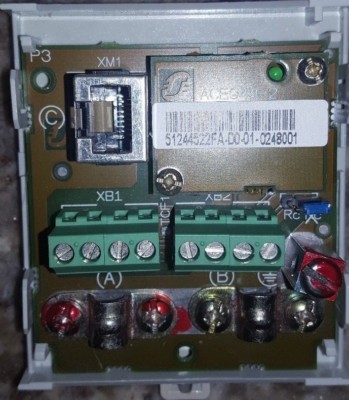 Schneider Electric (Merlin Gerin) Sepam RS 485 network interface