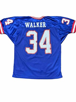 New York Giants Jersey Hershel Walker Mens XL Wilson Vintage Blue