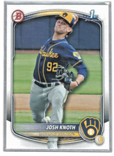 2025 Bowman 1st Bowman Josh Knoth #BP-136 Milwaukee Brewers