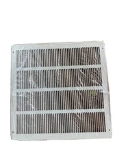 Hart & Cooley 16 x 16 white steel return air grille 650 series 043143
