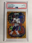 2021 Panini Orange Lazer Prizm #334 Justin Fields Bears RC Rookie PSA 10 GEM MT