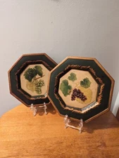 Raymond Waites for Toyo Trading Co.  Set of 2 Decorative 10" Plates For Hanging 