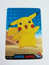 Pokémon PIKACHU Pocket Monsters Holo Prism Vending Sticker