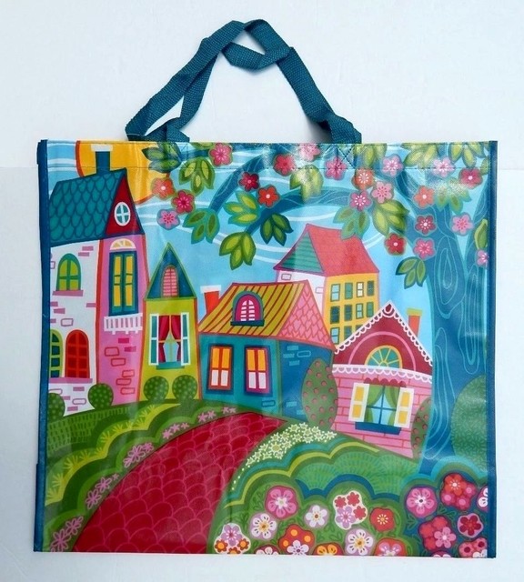 REUSABLE SHOPPING TRAVEL TOTE BAG HOME ECO FRIENDLY TJ MAXX NEW eBay