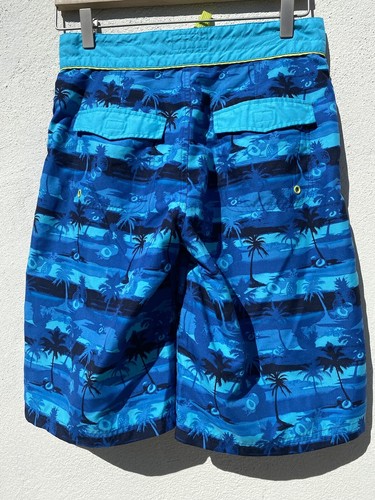Penguin by Munsingwear Blue/Multicolor Youth Swim Shorts Adjustable 16Y - Picture 8 of 12