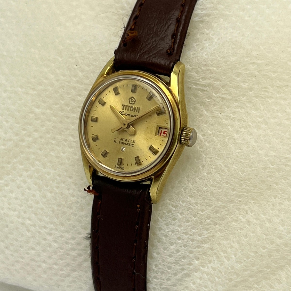 Titoni Airmaster Automatic 361-208 Rotomatic Vintage Woman Watch