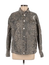Ashley Mason Women Gold Jacket M