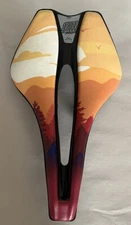 Enlee Bicycle Seat - 8.2 oz - Sunset Design - Bicycle Seat