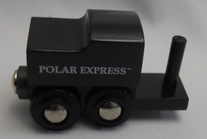 BRIO POLAR EXPRESS Wooden Railway COAL TENDER Magnetic Train Car 32501 Rail Road