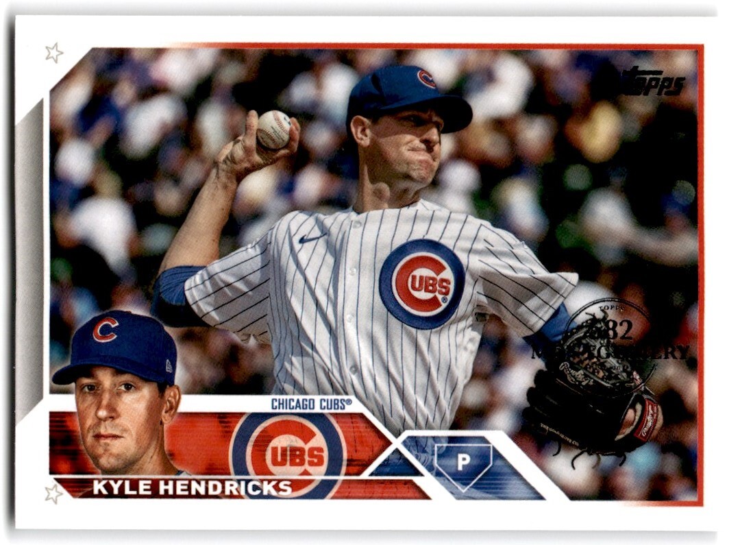 2023 Topps 582 Montgomery Club Kyle Hendricks Chicago Cubs #137