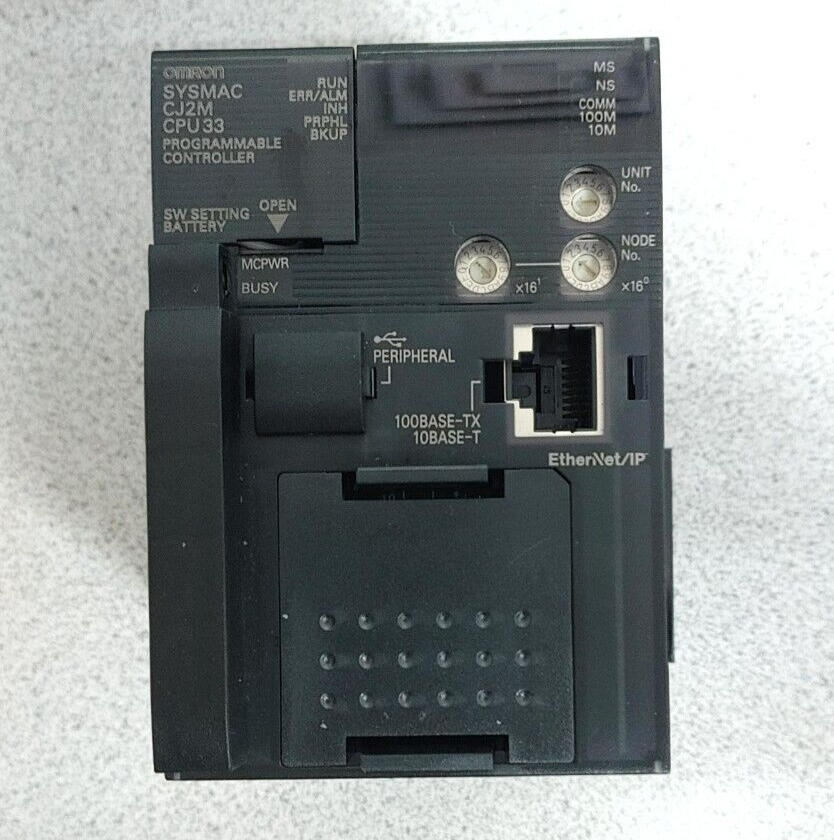 OMRON CJ2M-CPU33 CPU UNIT w/ ETHERNET/IP PORT NEW!! WOW!! | eBay