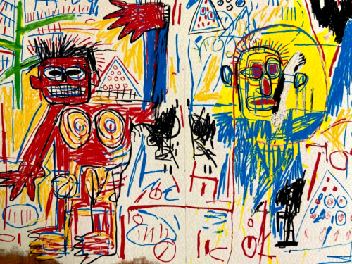 Jean-Michel Basquiat Lithographie COA Originale Signée Et Numérotée Au Crayon - Zdjęcie 3 z 10