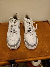 Size 5.5Y GS - Nike Air Force 1 LV8 2 Low White Wolf Grey