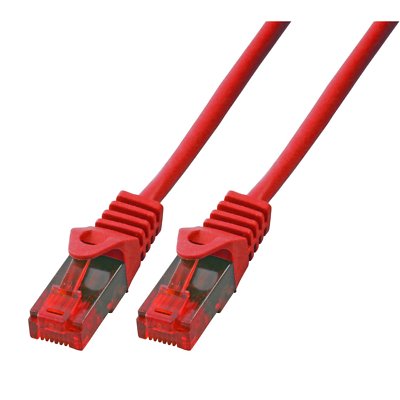 1m CAT.5 Gigabit Patchkabel Netzwerkkabel rot LAN DSL Netzwerk Kabel CAT5