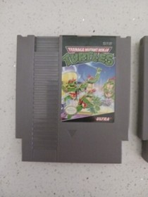 Teenage Mutant Ninja Turtles TMNT 1 & 2 Nintendo NES Tested Authentic 