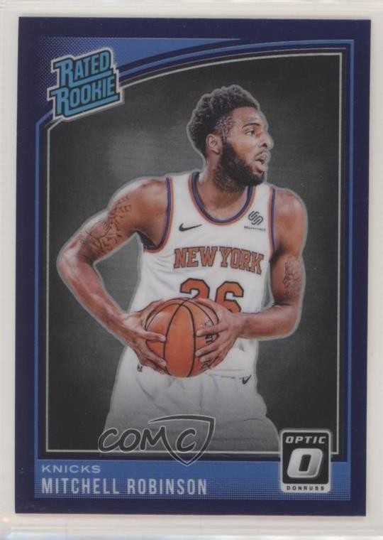 2018 Panini Donruss Optic Rated Rookie Purple Prizm Mitchell Robinson #163 01h7