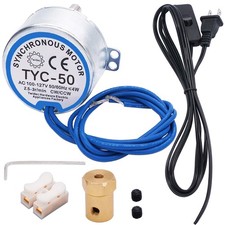 Synchronous Turntable Motor Electric Motor 2.5-3RPM/MIN 50/60Hz 4W CCW/CW AC100