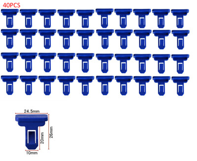 For Toyota Solara 03~08  Tundra  06~21 40PCS Front Bumper Moulding Clips