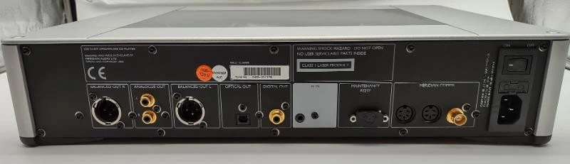 Reproductor de CD MERIDIAN G08 CD-R CD-RW MP3 S/PDIF salidas XLR Foto 3 de 3