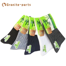 5Pack Men Crew Dress Design Casual Classic Business Formal Solid Work Socks 7-11