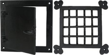 &reg; Rectangular Bar Speakeasy Door Grill/Grille with Viewing Door Cast Iron Dec...