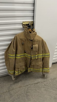 Globe GX-7 Firefighter Turnout Coat 48 (+2)/32 PBI Kev Gold NFPA Bunker Gear USA