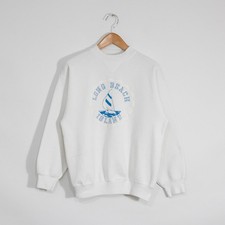Vintage 90s Long Beach Island Sailing Sweatshirt Mens Large Crewneck Distressed