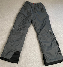 Columbia Bugaboo Omni-Tech Omni-Heat Snow Pants Youth L Gray Waterproof