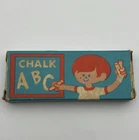 Vintage Fisher Price Little People Box of Chalk #923 Aurora NY w/ some pieces