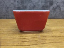 Vintage Pyrex 501-B Red 1-1/2 Cup Refrigerator Dish NO Lid