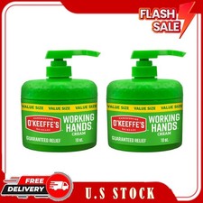 2 Pack O'Keeffe's Working Hands Pumpable Hand Cream, 10 oz Jar