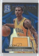 2013-14 Panini Spectra Game Time Materials 14/15 George Hill #19 3p7