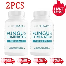 PureHealth Research- Fungus Eliminator - Toenail Care, Oregano, Garlic, Wormwood