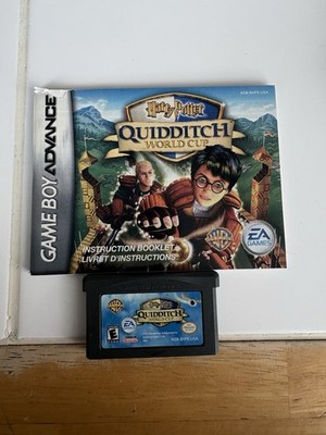 Harry Potter Quidditch World Cup Nintendo Game Boy Advance And Booklet