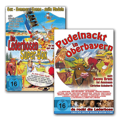 Die Lederhosen Super Box + Pudelnackt in Oberbayern [5 DVDs] Sibylle Rauch