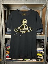 Vivienne Westwood Vintage Anglomalia Orb Navy Blue T-shirt Size M