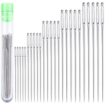 25pc Large Eye Hand Sewing Needle Cross Stitch Embroidery Needles For DIY Craft