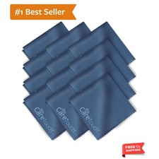 Eyeglass Cleaning Cloth - 12 Pack of Microfiber Cleaning Cloth for Glasses, L...