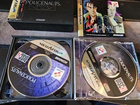 Konami Policenauts Sega Saturn Limited Edition Picture Book Stickers Tested