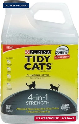 Purina Tidy Cats 4-in-1 Strength Clumping Cat Litter - 20 lb. Jug