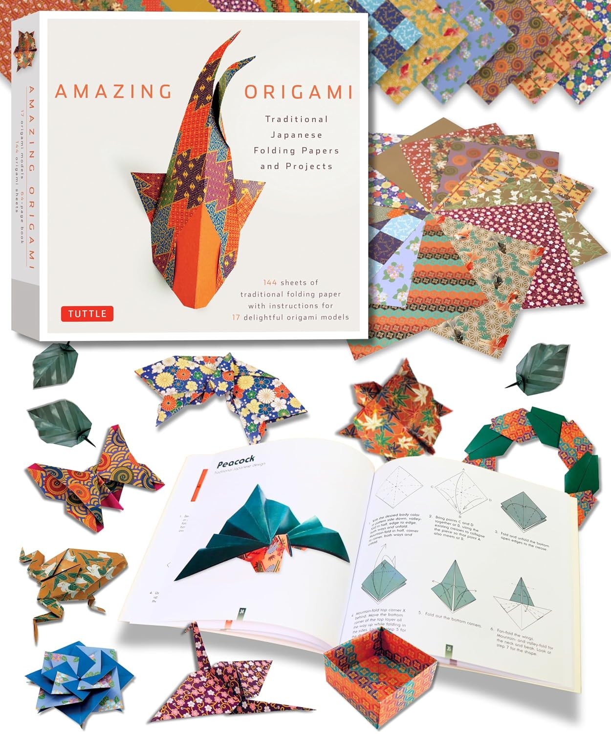 Amazing Origami Kit: Traditional Japanese Folding Papers and Projects (No): Tra - Image 4