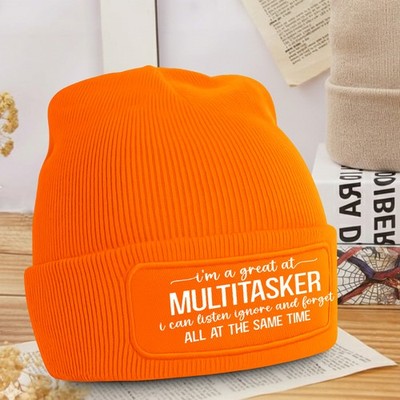 I Am A Great At Multitasker Beanie Arbeitsplatz Humor Sarkasmus