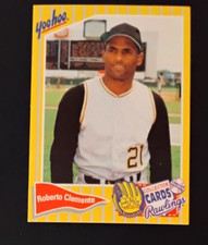 1994 Yoo-Hoo Roberto Clemente Card #5 of 16 near mint -mint